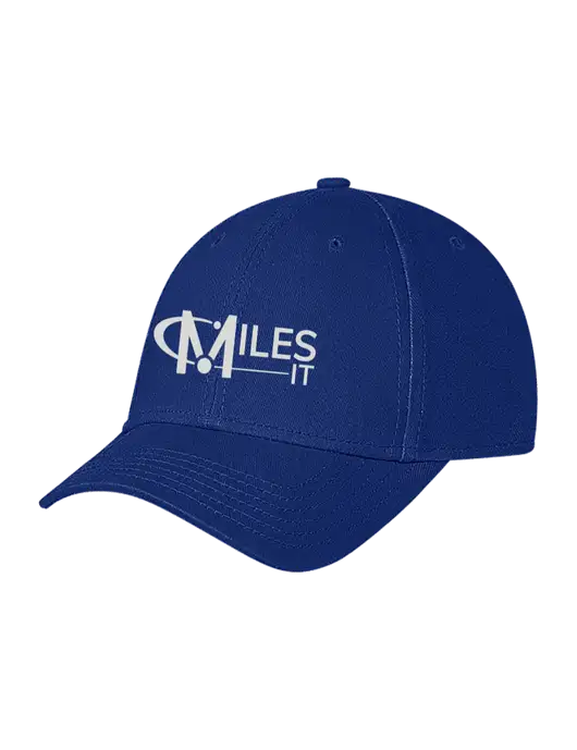 Royal Structured Soft Snap Closure Hook & Loop Cap w/Miles IT Logo