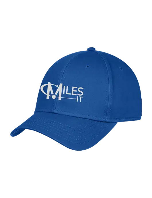 Royal Structured Cap Hook & Loop w/Miles IT Logo