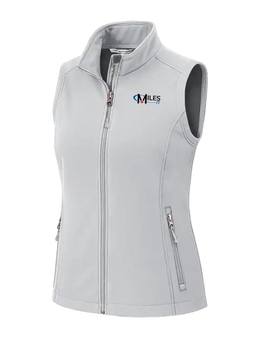 Marshmellow Womens Core Soft Shell Vest w/Miles IT Logo