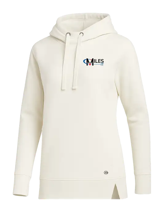 OGIO Ivory Luuma Pullover Fleece Hoodie w/Miles IT Logo