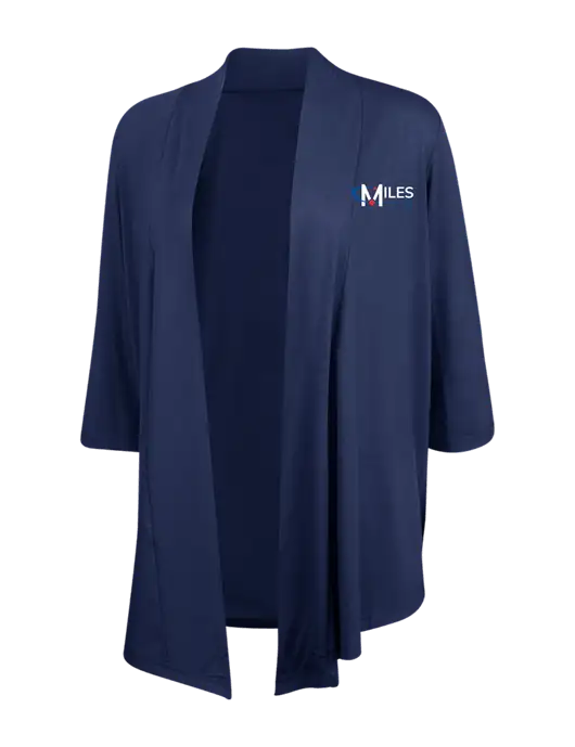 Dress Navy Blue Womens Concept Shrug w/Miles IT Logo
