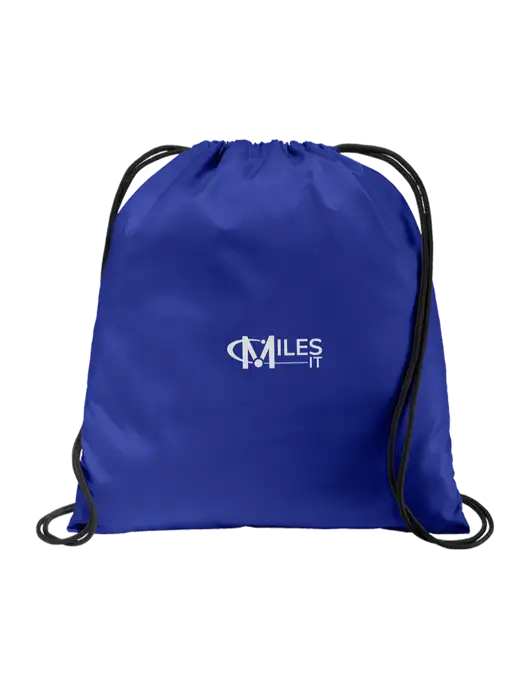 Drawstring  Royal Cinch Pack w/Miles IT Logo