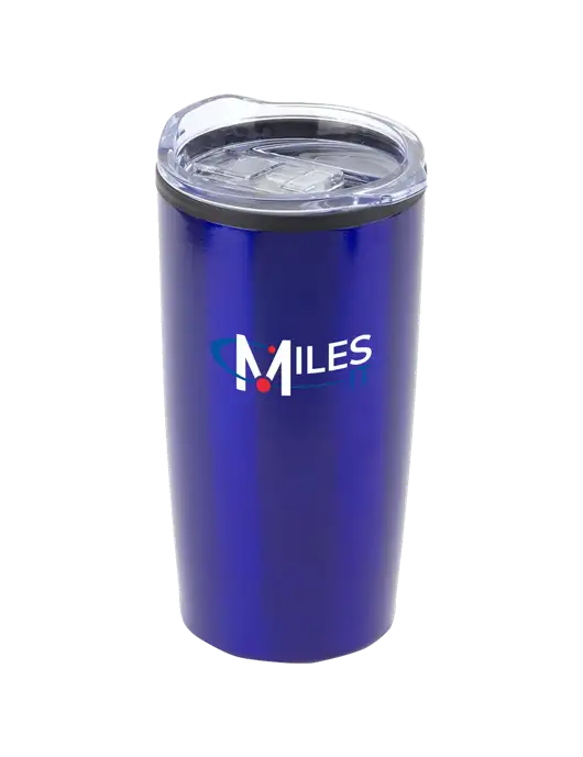 Olympus Blue 20 oz Tumbler w/Miles IT Logo