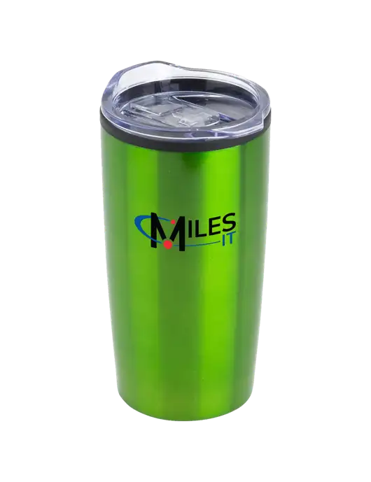 Olympus Green 20 oz Tumbler w/Miles IT Logo