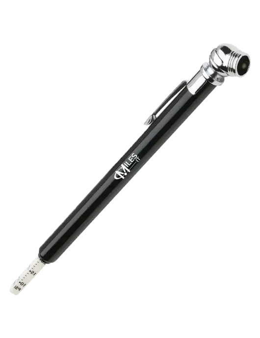 Quick View Black Tire Gauge w/Miles IT Logo
