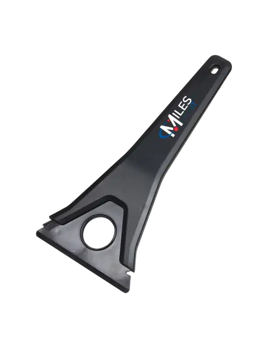 TriBlade Black Windshield Scraper w/Miles IT Logo