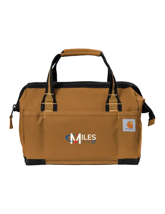 Carhartt Foundry Series 14” Brown Tool Bag w/Miles IT Logo