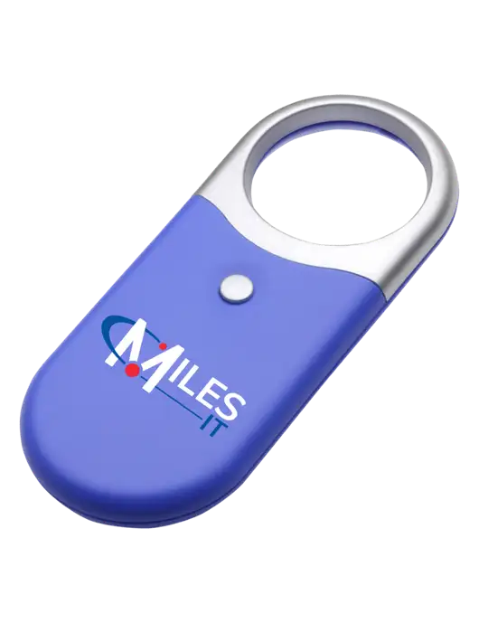 Compact Blue Magnifier Light w/Miles IT Logo
