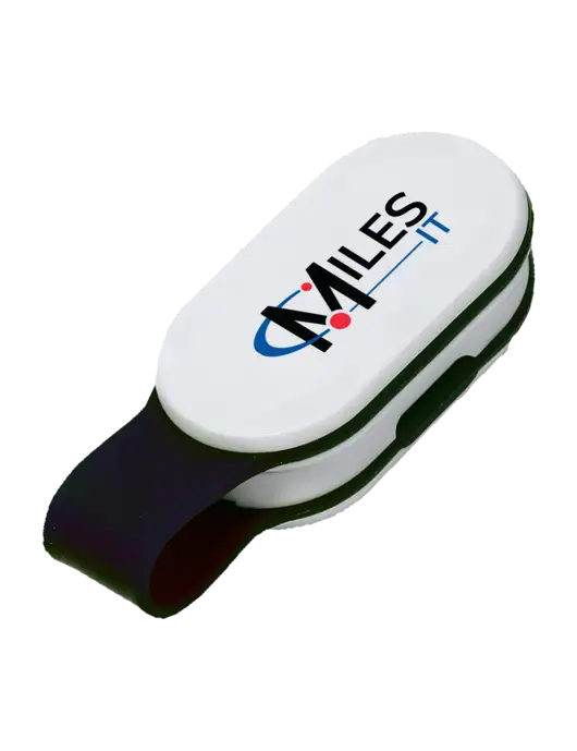 Magna Clip Black Personal Safety Light w/Miles IT Logo
