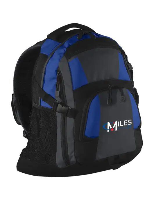 Urban Royal/Grey/Black Laptop Backpack w/Miles IT Logo