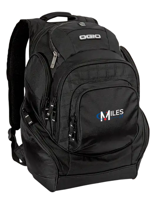OGIO Black Mastermind Pack w/Miles IT Logo