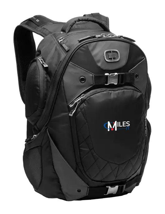OGIO Black Squadron Pack w/Miles IT Logo