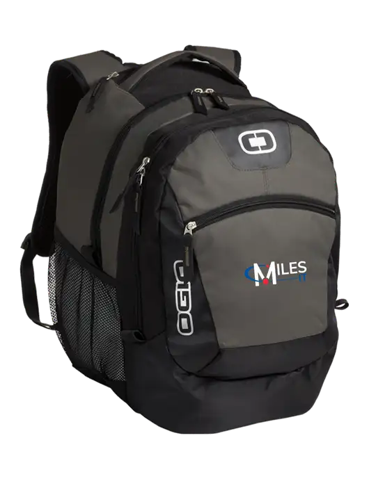 OGIO Grey Rogue Pack
 w/Miles IT Logo
