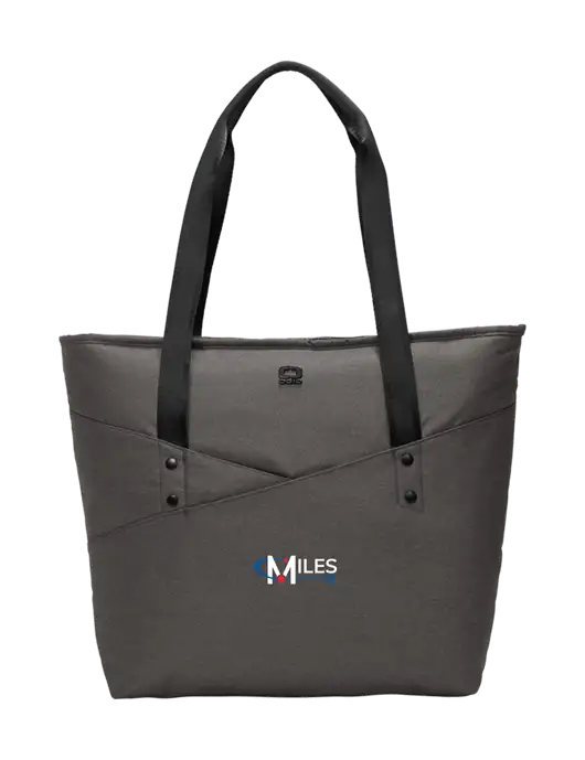 OGIO Tarmac Heather Downtown Tote 
 w/Miles IT Logo